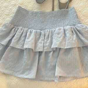 Amanda Uprichard Pinstripe Skirt